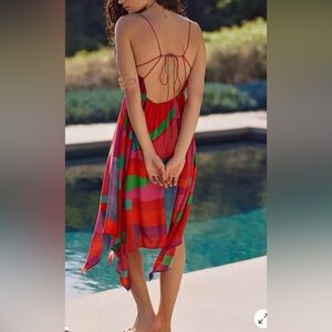 NWT By Anthropologie The Alani Maxi Cover-Up Colorful Beach Pool Vaca Size MP
